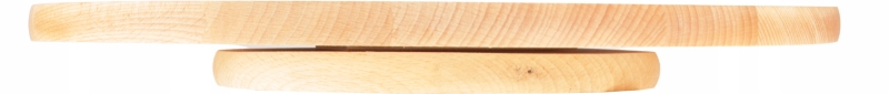 Deska serwująca drewniana 40 cm, obrotowa, prezent na parapetówkę