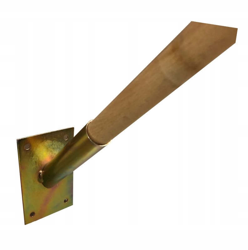 Zestaw flagowy, uchwyt ocynkowany, kij teleskopowy, metalowy