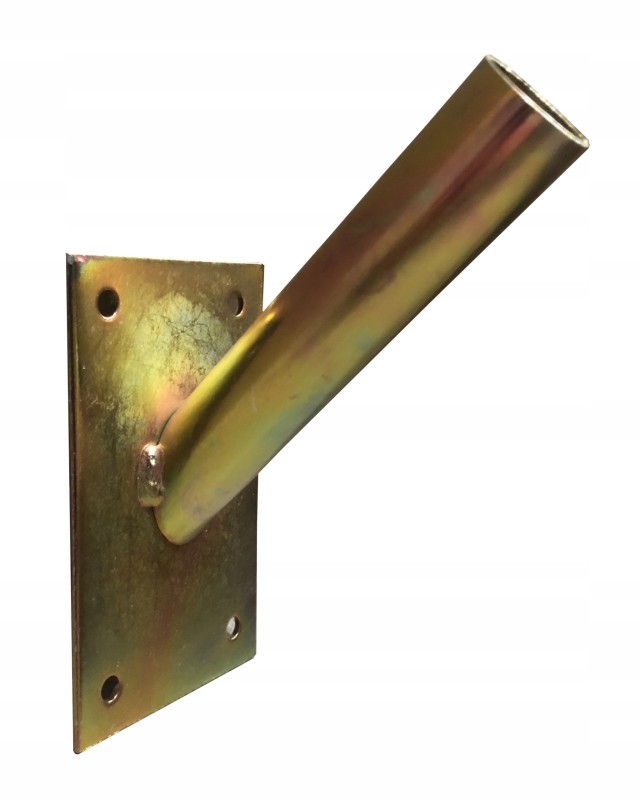 Uchwyt na flagę, ocynkowany, kij drewniany, wytrzymały