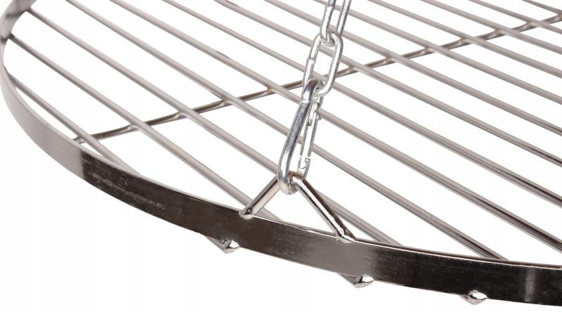 Grill przenośny, ruszt 70cm, trójnóg, łatwy montaż