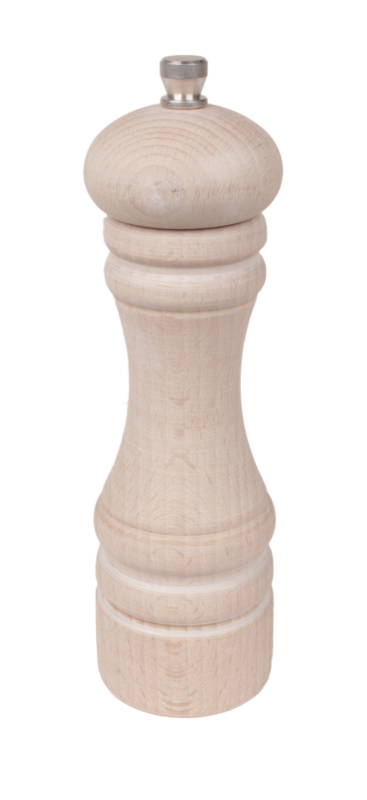 Akcesoria kuchenne, młynki do przypraw, 18 cm, olejowane, drewno bukowe