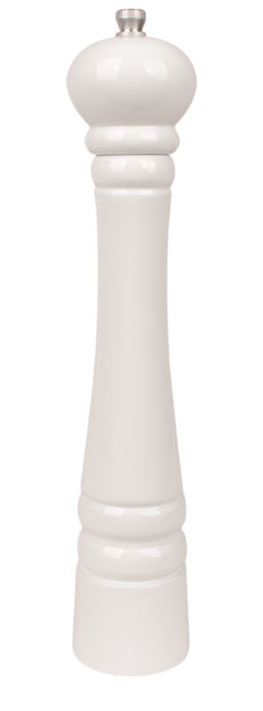 Akcesoria kuchenne, młynki do przypraw, 32 cm, biały, czarny, drewno bukowe