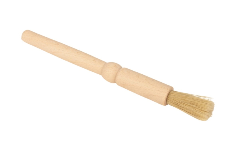 Wszechstronny pędzel kuchenny z drewnianą rączką do smarowania ciast, mięs i warzyw podczas przygotowania
