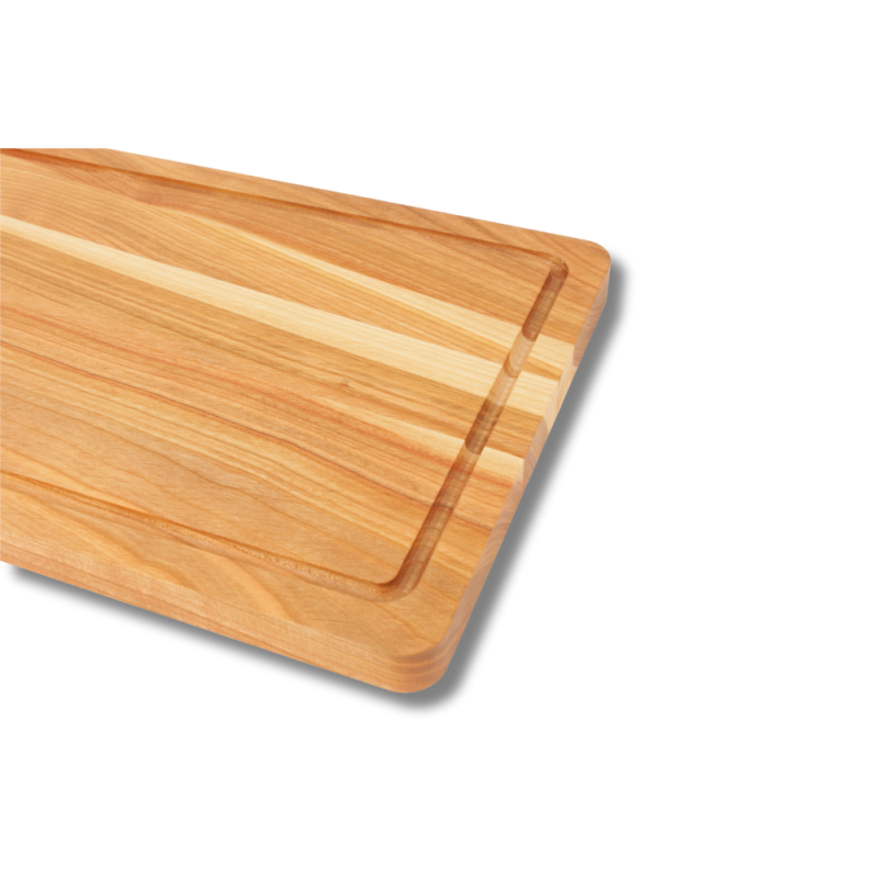 Solidna czereśniowa deska kuchenna 48x24x2,5 cm - idealna do krojenia i serwowania