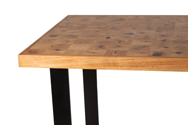 Stół dębowy prostokątny 150x80 rustykalny, naturalne drewno i klasyczny design do jadalni lub salonu.