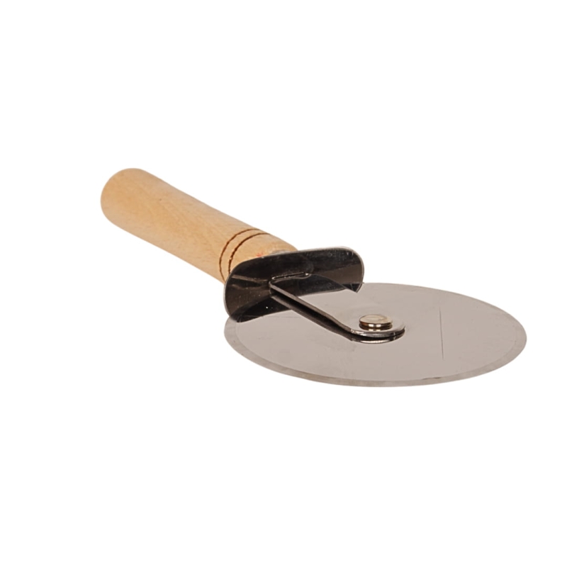 Profesjonalny krajacz do pizzy - ostre narzędzie kuchenne do precyzyjnego krojenia włoskiej potrawy na równe kawałki