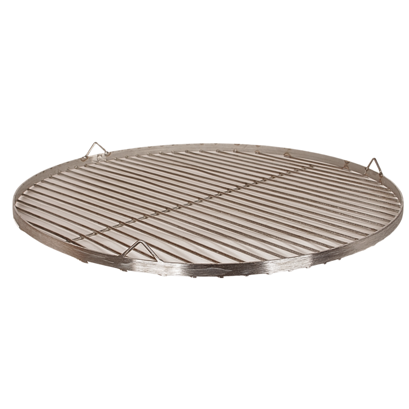 Nierdzewny ruszt grillowy, średnica 60 cm, trwały i odporny na korozję, łatwy w czyszczeniu