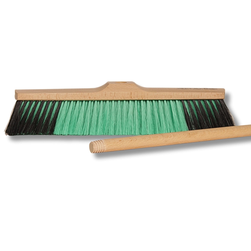 Profesjonalny zamiatacz 40 cm z nylonu, gwintowany uchwyt na trzonek