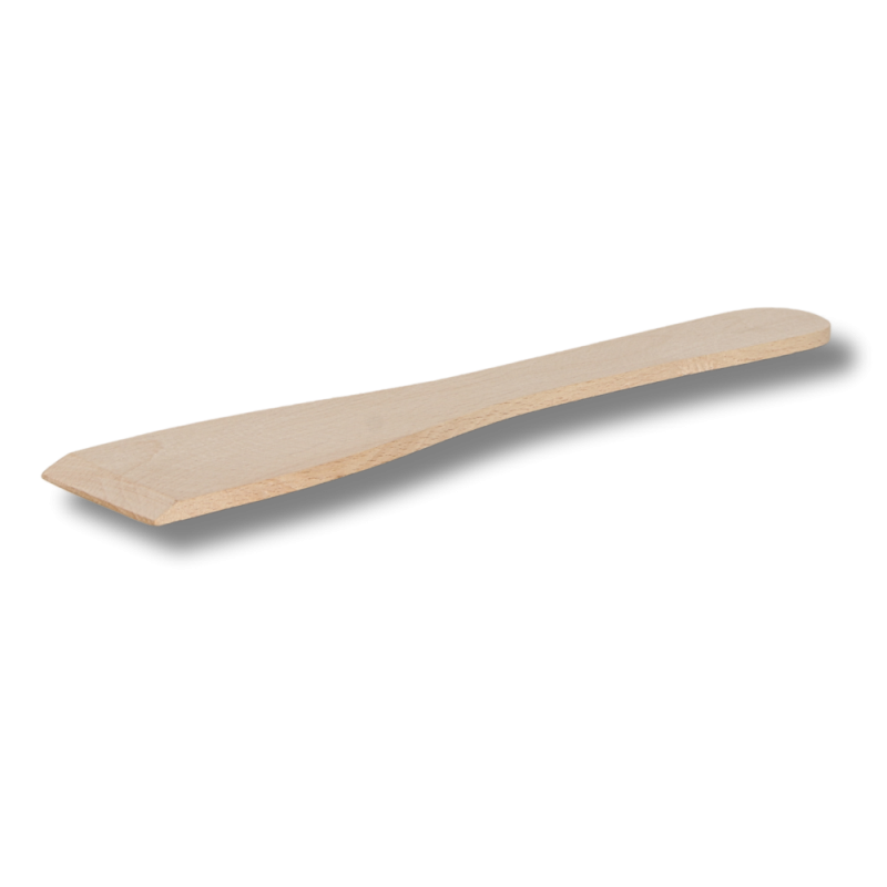 mała łopatka drewniana szpatułka