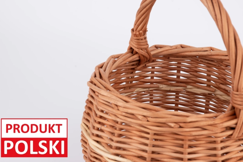 koszyk wiklinowy borówka polska produkcja