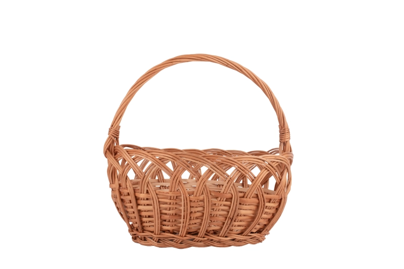 Koszyk wiklinowy owalny wielkanocny 27 cm