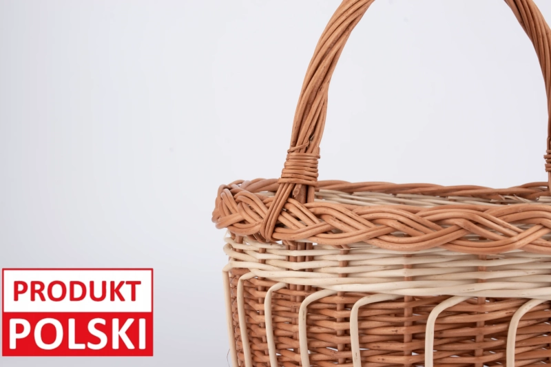 koszyk wiklinowy Dobrawa polska produkcja