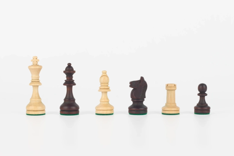 drewniane pionki do szachownicy tournament 40x40
