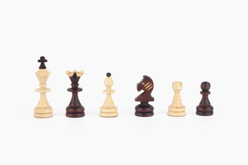 Szachy drewniane Pearl chess 35x35 cm pionki
