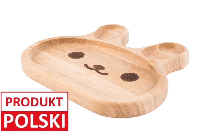 Podstawka drewniana pod przekąski - króliczek - PL.webp