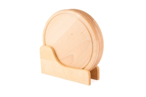 Set of 3 Round Wooden Cutting Boards
