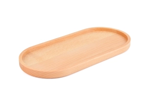 Podstawka drewniana bukowa owalna 26x12