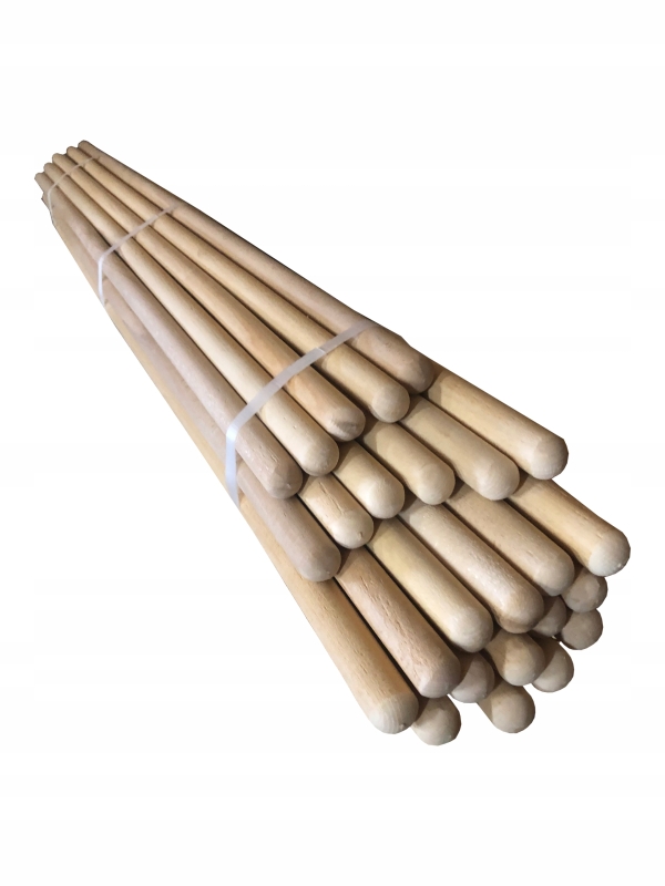Drzewiec bukowy 120cm, kij do flagi, solidny, naturalny