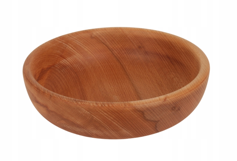 Miska do sałaty, 22cm, drewniana, ręcznie robiona
