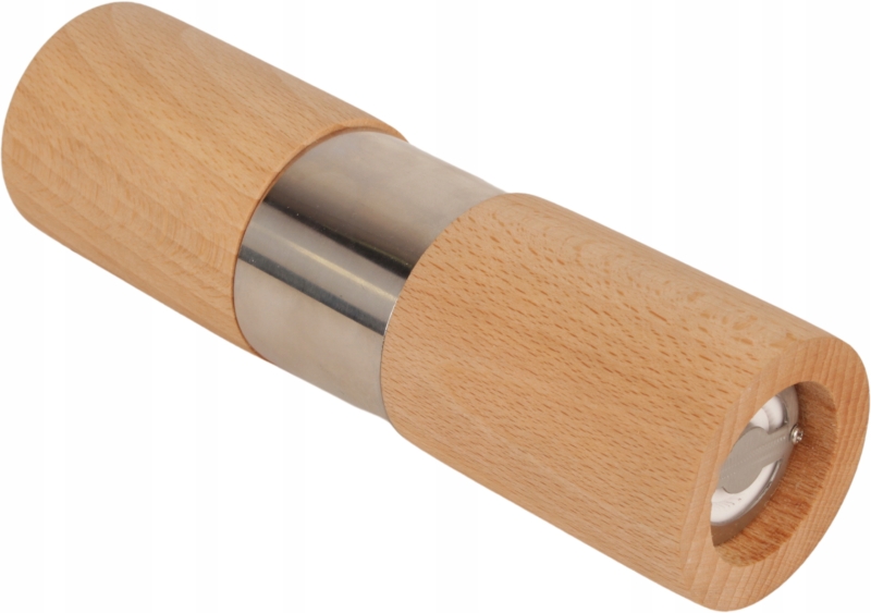 Młynek do soli i pieprzu, 2w1, 18cm, mielenie ziaren, zioła
