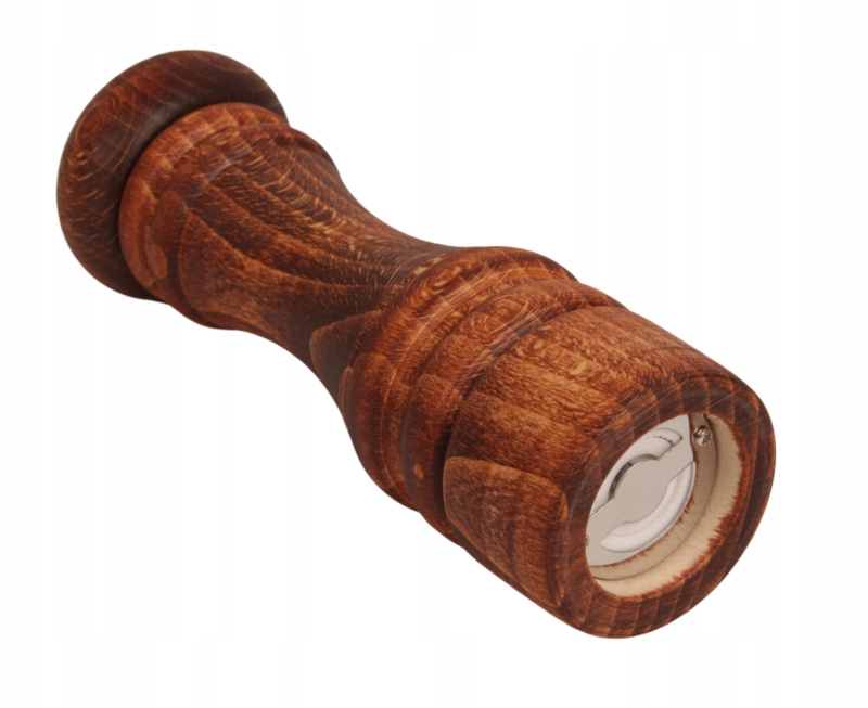 Ręczny młynek do przypraw, mahoniowy, 18cm, kuchnia