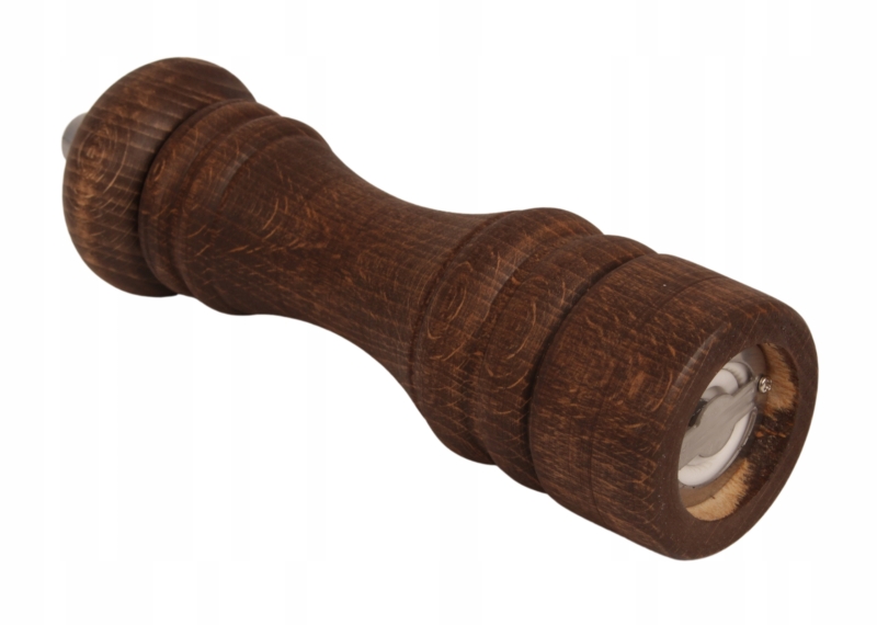 Młynek do soli i pieprzu, drewniany, 18cm, design skandynawski