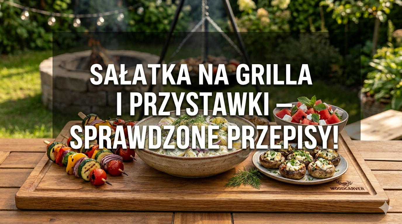 Sałatka na grilla i przystawki – sprawdzone przepisy na warzywa i dodatki z rusztu