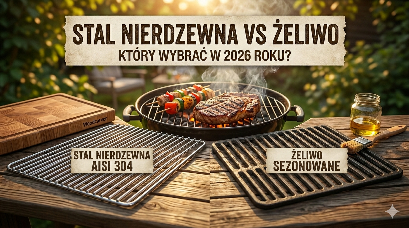 Ruszt do grilla - stal nierdzewna vs inne materiały. Który wybrać w 2026 roku?