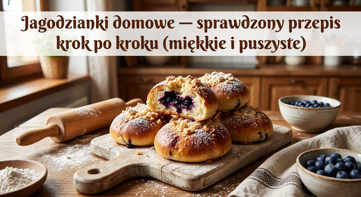 Jagodzianki domowe - sprawdzony przepis krok po kroku