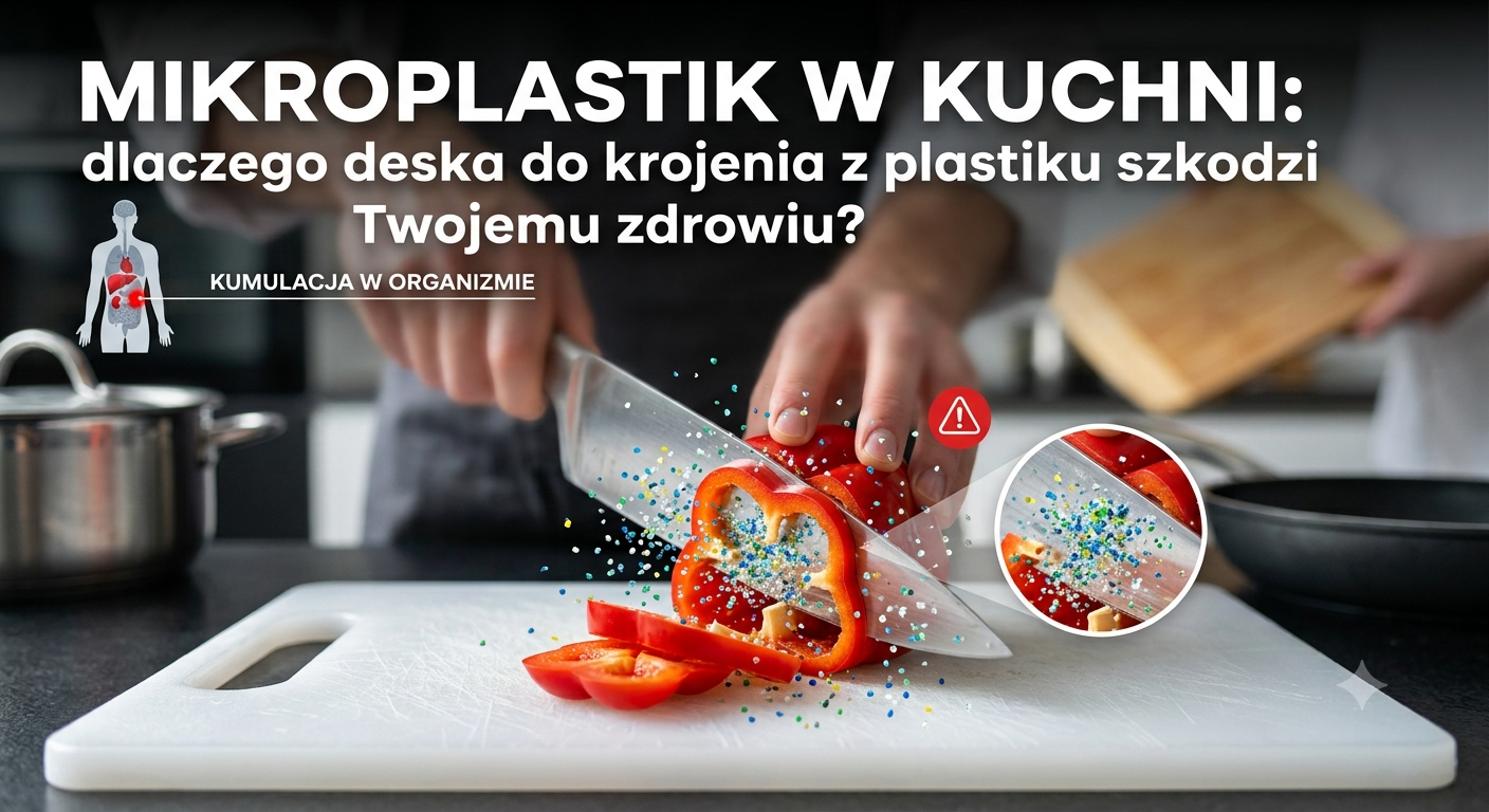 Mikro plastik w kuchni: dlaczego deska do krojenia z plastiku szkodzi Twojemu zdrowiu?