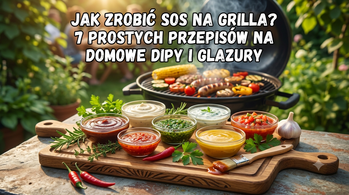Jak zrobić sos na grilla? 7 prostych przepisów na domowe dipy i glazury