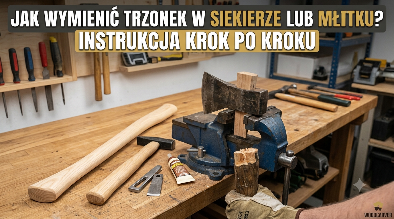 Jak wymienić trzonek w siekierze lub młotku? Instrukcja krok po kroku