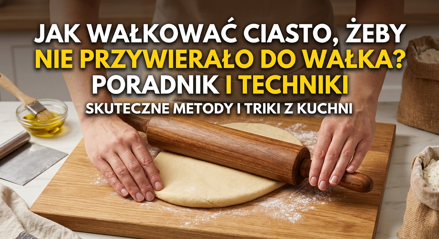 Jak wałkować ciasto, żeby nie przywierało do wałka? Poradnik i techniki