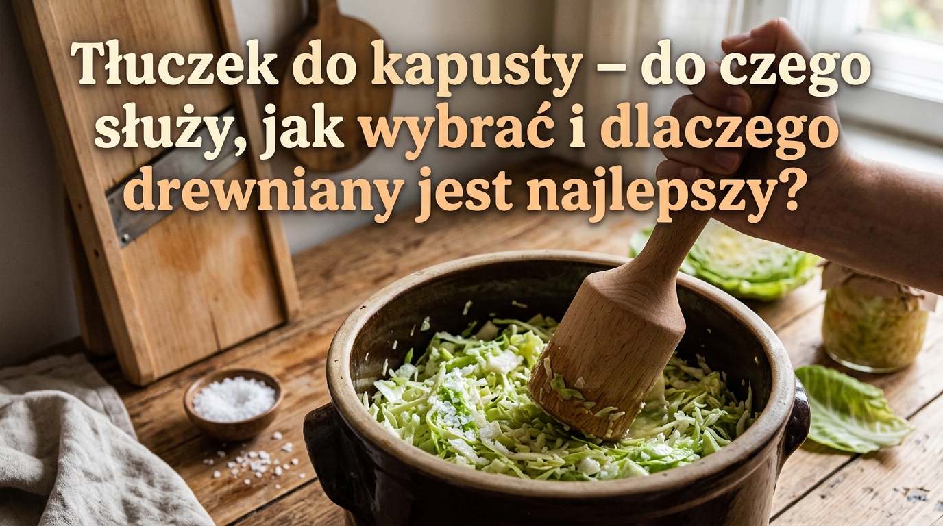 Tłuczek do kapusty – do czego służy, jak wybrać i dlaczego drewniany jest najlepszy?