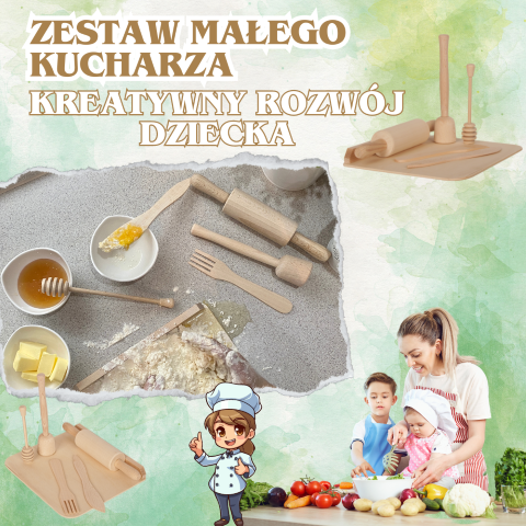 Zestaw małego kucharza - kreatywny rozwój dziecka.