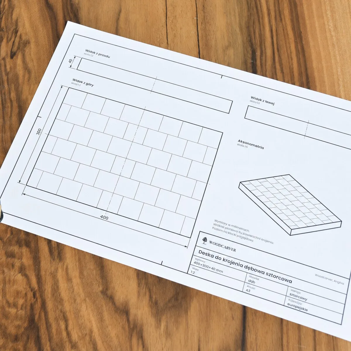 Mock-up or sample