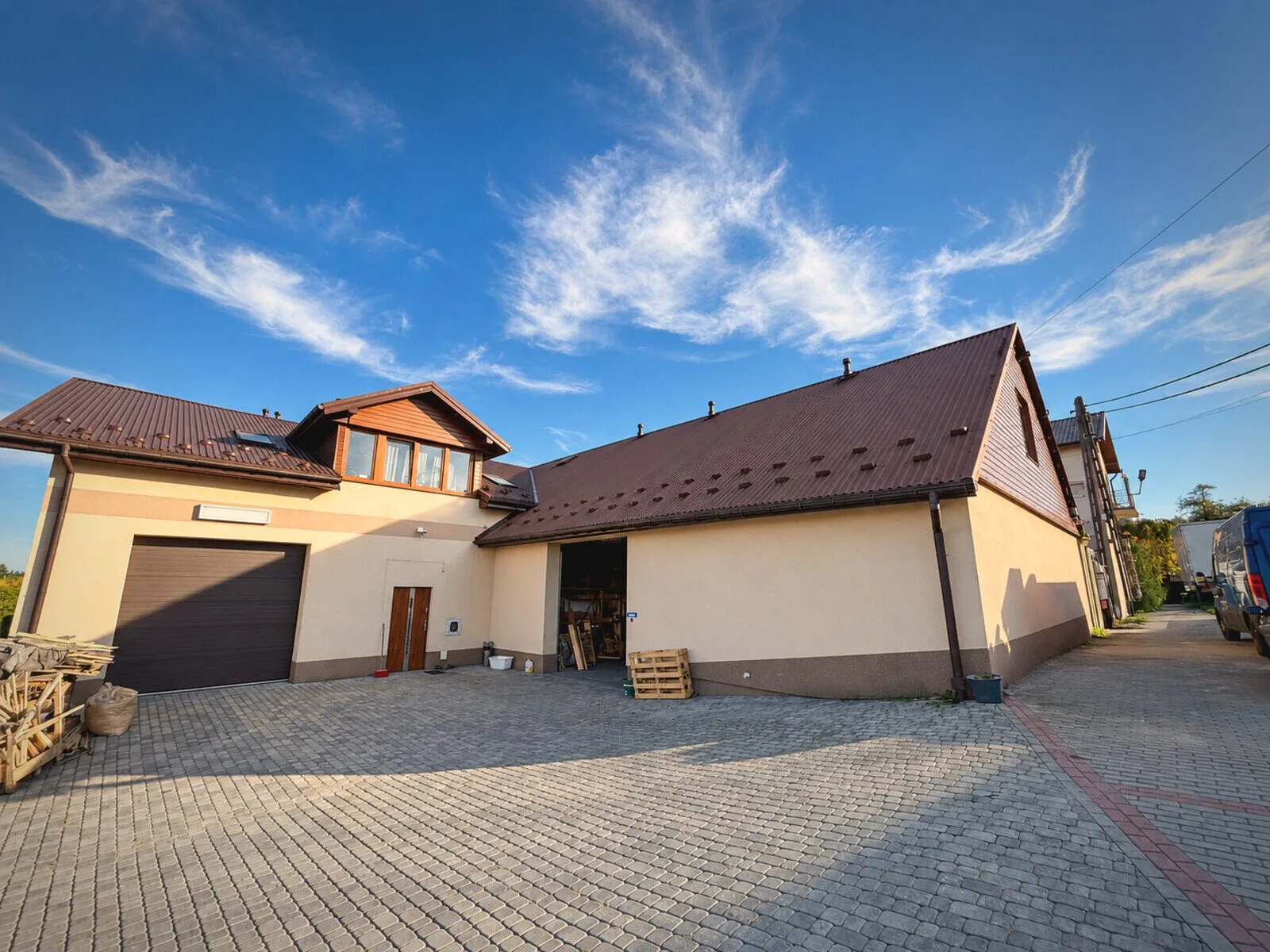 The Woodcarver workshop building in Ryglice